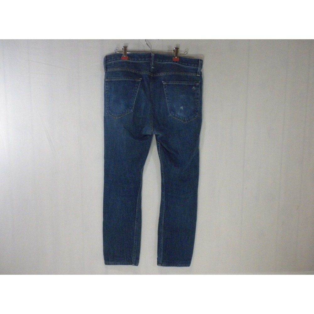 Rag‎ & Bone Jeans Mens 31x29 Hunter3 Blue Denim Fit 2 Slim Stretch